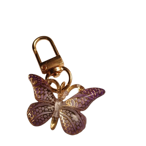 Butterfly bag charm/Key chain NWOT - Picture 2 of 6